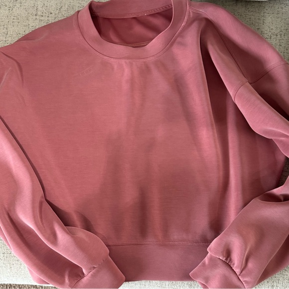 Lululemon Briar Rose softstreme perfectly oversized cropped crew - Picture 4 of 6